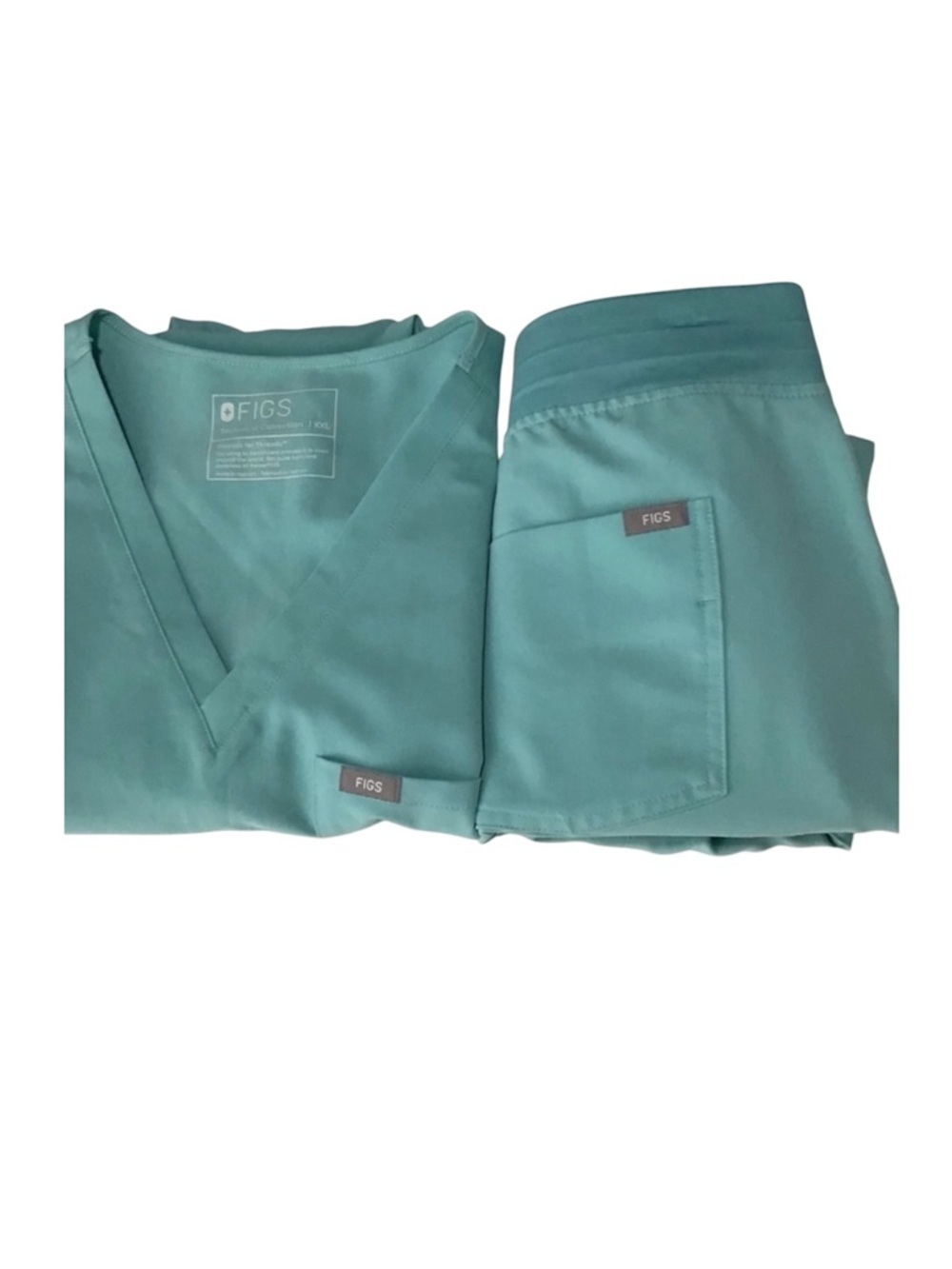 Figs Jogger Scrub Set in Sea Glass Size XXL and XXL/P.